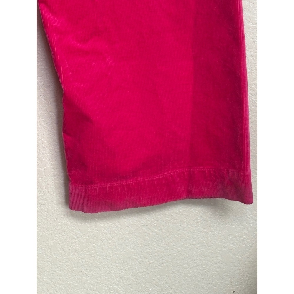 Maeve by Anthropologie The Colette Wide Leg Corduroy Pants Pink Size 32 Cropped - Picture 8 of 11